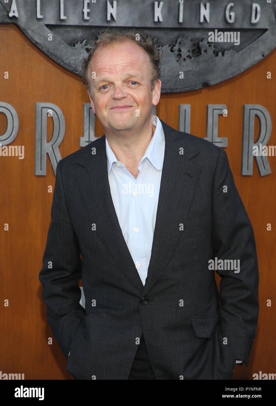 Los Angeles, CA, USA. 12 Juin, 2018. Toby Jones, au monde Jurassique : Fallen Kingdom Première Mondiale au Walt Disney Concert Hall, Los Angeles Music Center de Los Angeles, Californie le 12 juin 2018. Credit : Faye Sadou/media/Alamy Punch Live News Banque D'Images