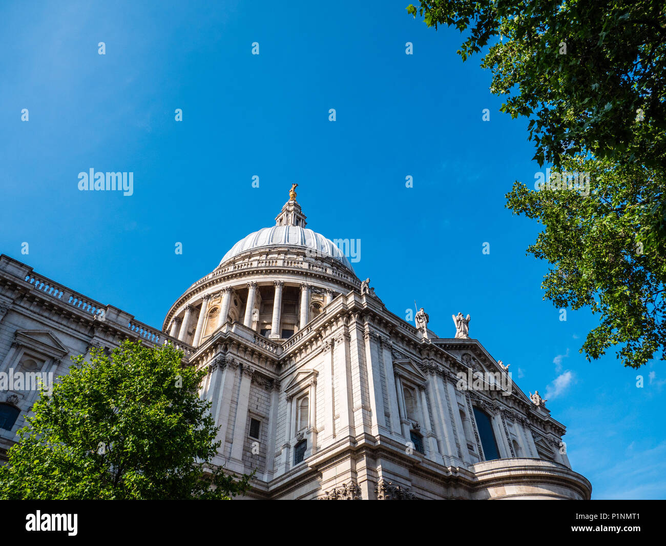 La Cathédrale St Paul, Ville de London, Londres, Angleterre, RU, FR. Banque D'Images
