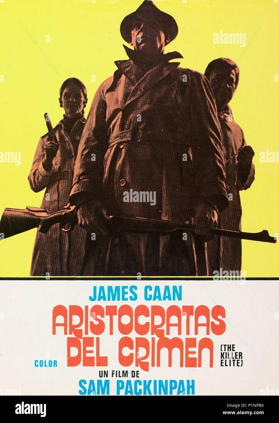 Titre du film original : THE KILLER ELITE. Titre en anglais : THE KILLER ELITE. Film Réalisateur : SAM PECKINPAH. Année : 1975. Credit : United Artists / Album Banque D'Images