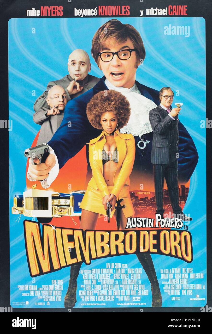 Titre original : Austin Powers in Goldmember. Titre en anglais : Austin Powers : GOLDMEMBER. Directeur : M. Film JAY ROACH. Année : 2002. Credit : New Line Cinema / Album Banque D'Images