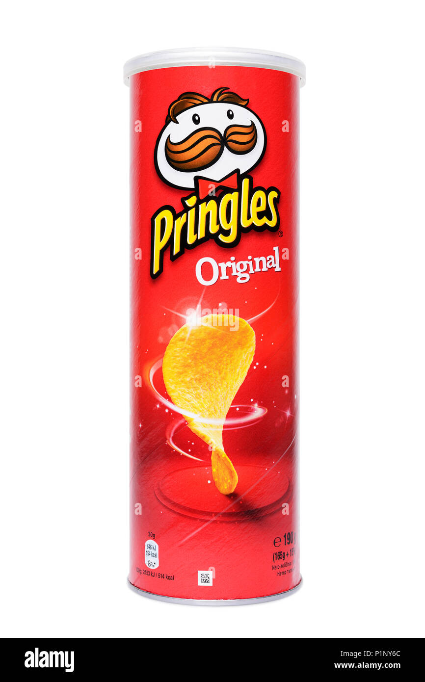 Pringles can Banque d'images détourées - Alamy