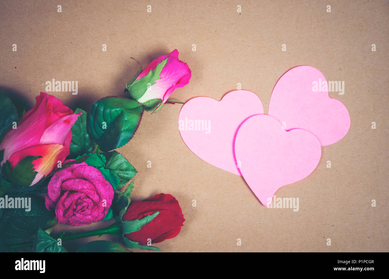 Image de l'amour et de coeur Banque D'Images