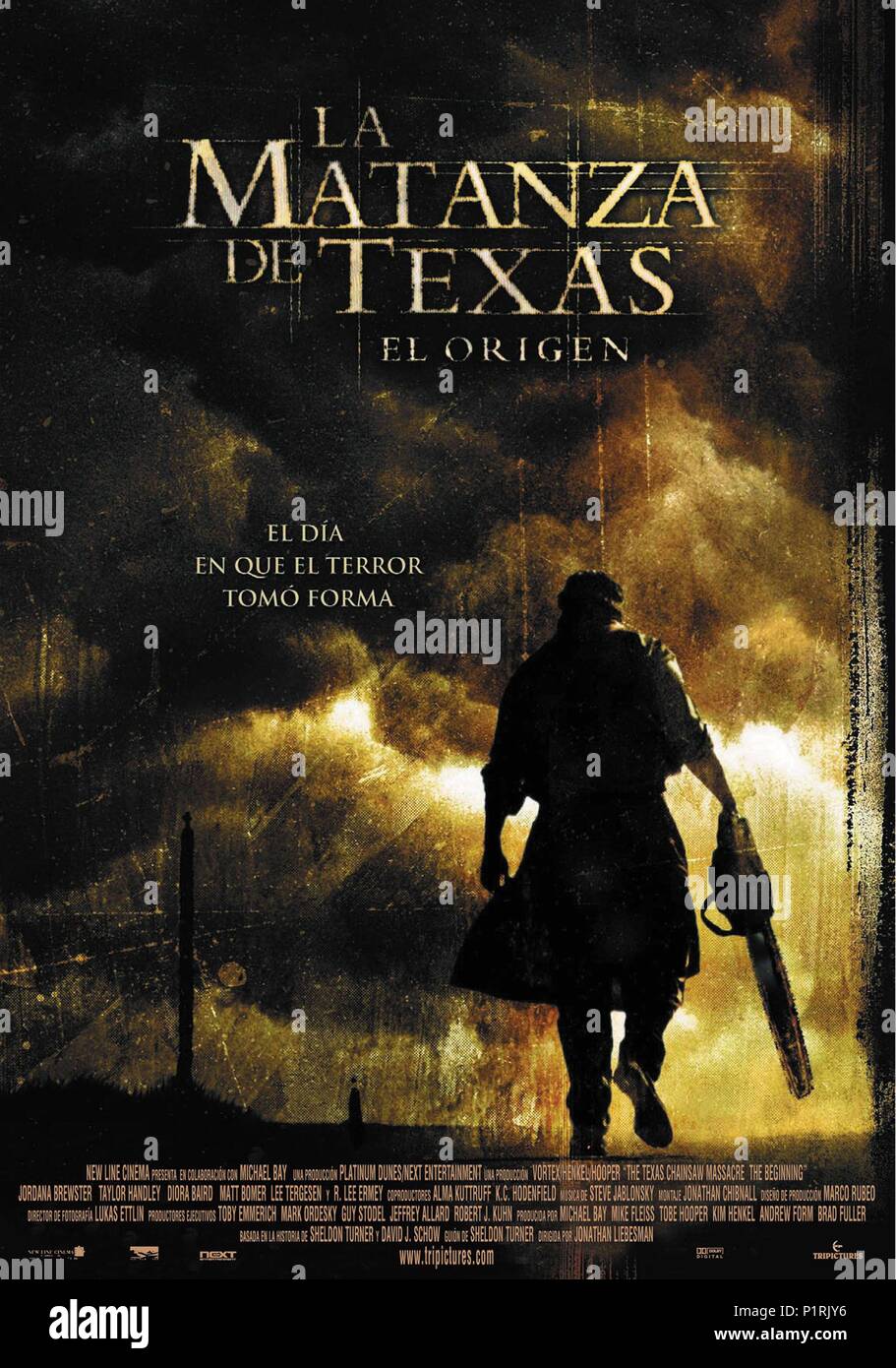 Titre original : Texas Chainsaw Massacre, THE : LE DÉBUT. Titre en anglais : Texas Chainsaw Massacre, THE : LE DÉBUT. Directeur : JONATHAN LIEBESMAN Film. Année : 2006. Credit : New Line Cinema / Album Banque D'Images