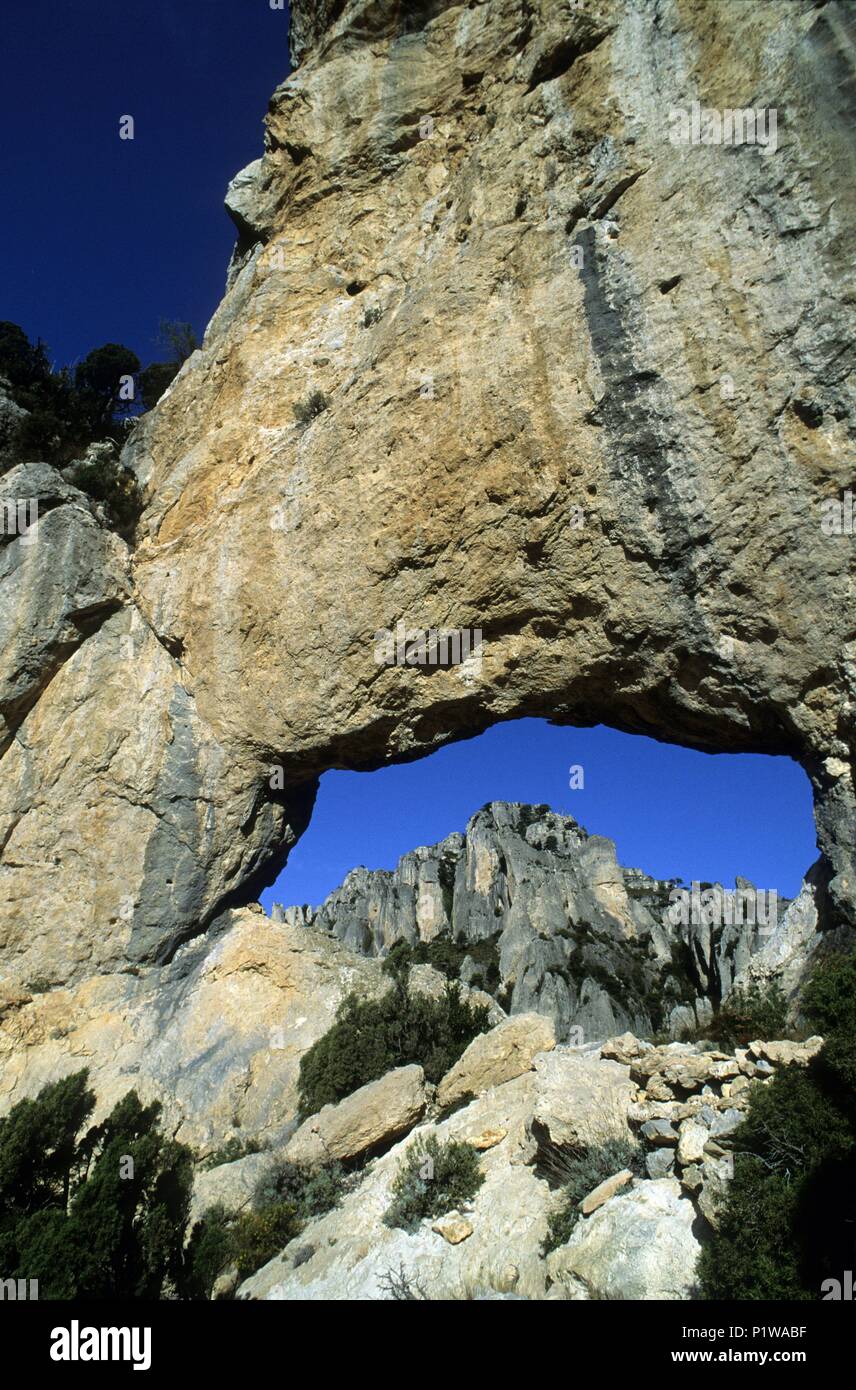 Montsià : Mas de Barberans, Ports / Puertos de Beceite/Tortosa-Beseit mountain pass (Montsià). Banque D'Images