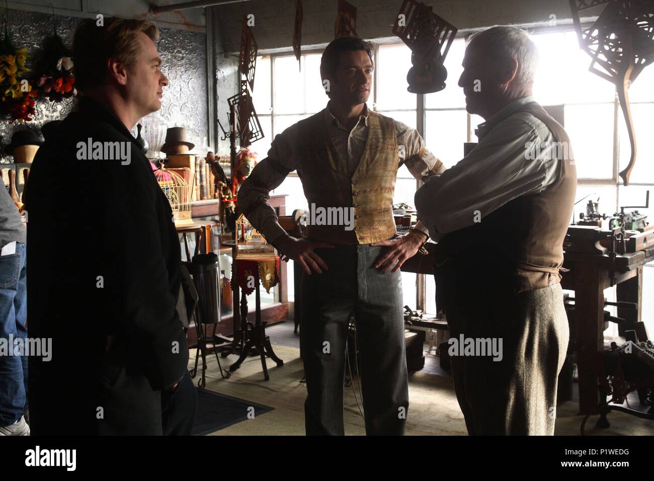 Titre original : LE PRESTIGE. Titre en anglais : LE PRESTIGE. Directeur du film : Christopher Nolan. Année : 2006. Stars : Hugh Jackman ; Christopher Nolan. Credit : NEWMARKET PRODUCTIONS/SYNCOPY/Touchstone Pictures/WARNER BRO / VAUGHAN, Stephen / Album Banque D'Images