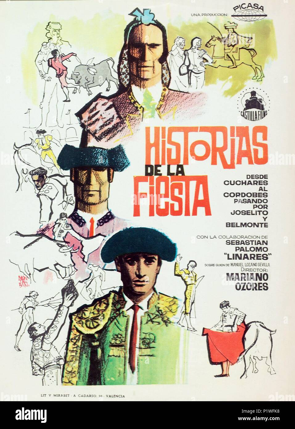 Titre original : HISTORIAS DE LA FIESTA. Titre en anglais : HISTORIAS DE LA FIESTA. Directeur de film : Mariano Ozores. Année : 1965. Credit : PROCUCCIONES INTERNACIONALES CINEMATOGRAFICAS ASOCIADAS / Album Banque D'Images