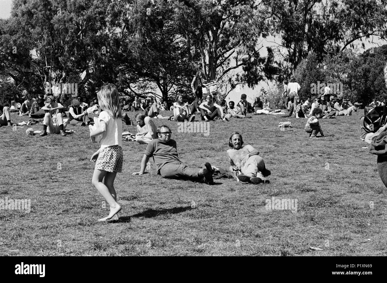 Berkeley dans les émeutes des années 60 Banque D'Images