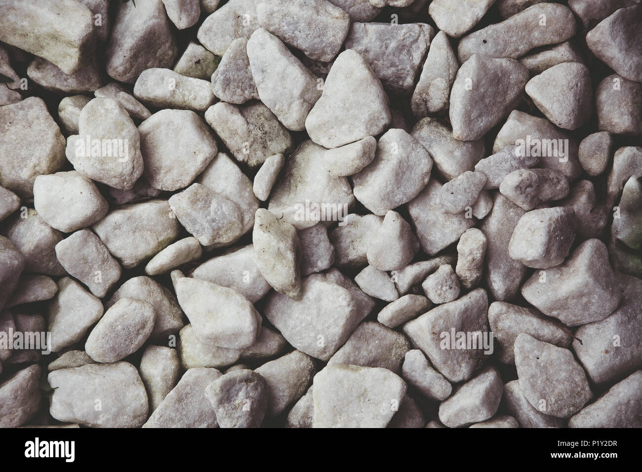 Pierre blanc texture background. rocky, stony texture. cobblestone Banque D'Images