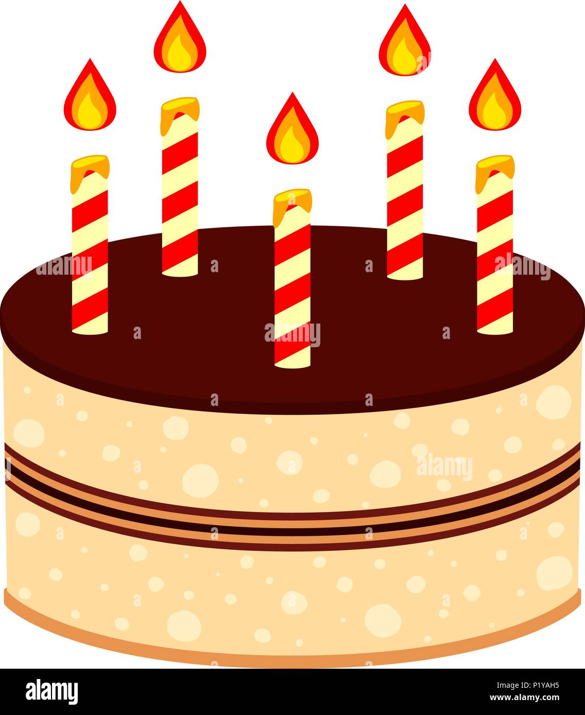 Bougie Sur Le Gâteau D'anniversaire Avec 7 Ans Numéro Dessert Festif  Brûlant Numéro En Forme De Bougie Dessin Animé Illustration Vectorielle  Clip Art Libres De Droits, Svg, Vecteurs Et Illustration. Image 199118710