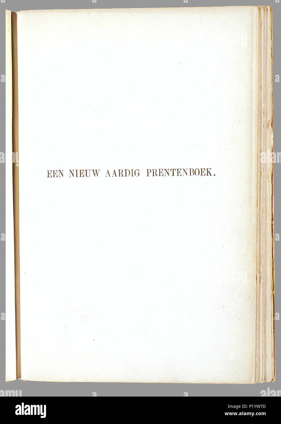. Prentenboek als een nieuw aardig op het vervolg beroemde Hoogduitsche kinderwerk 'Der' Struwwelpeter voor Nederlandsche jongens en meisjes bewerkt / W.P. porte Razoux. Heruitgave in a general sense rencontré nieuwe illustraties die met de côté ingekleurd zijn. // Heruitgave 20 p., 16 pl. bl : handgekl. lith // Datering : niet dans Rühle : c'Kinder, schatting van Theo Gielen // Twee verhalen (de vliegende Robert en Hans Kijk-en-de-lucht) komen uit de Duitse versie 2e uit 1858 van Der Struwwelpeter de Heinrich Hoffmann, de andere verhalen uit 'Der Grüne Bub' // De keerzijde van de illustraties est onbedrukt // B Banque D'Images