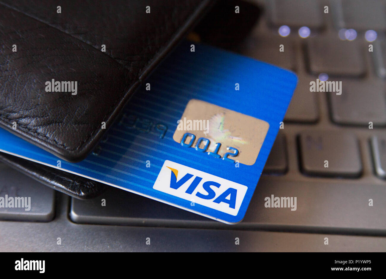 Paiement par carte de débit Banque D'Images