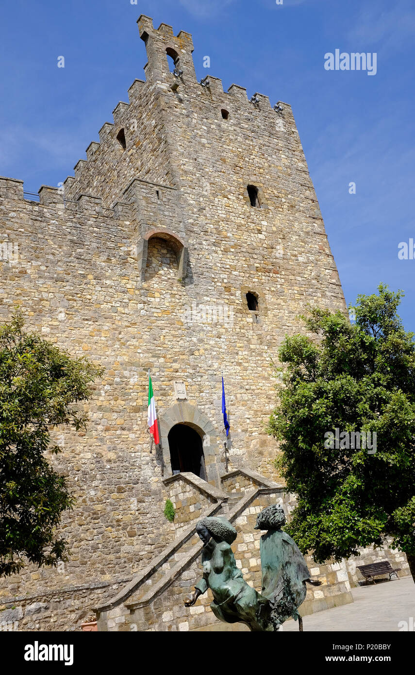 Castellina in chianti, Toscane, Italie Banque D'Images