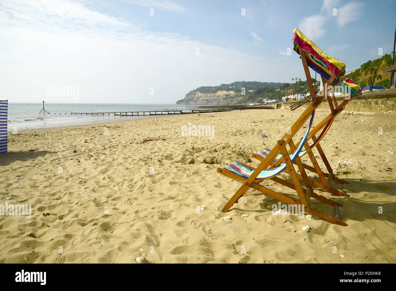 Sandown. Île de Wight Banque D'Images