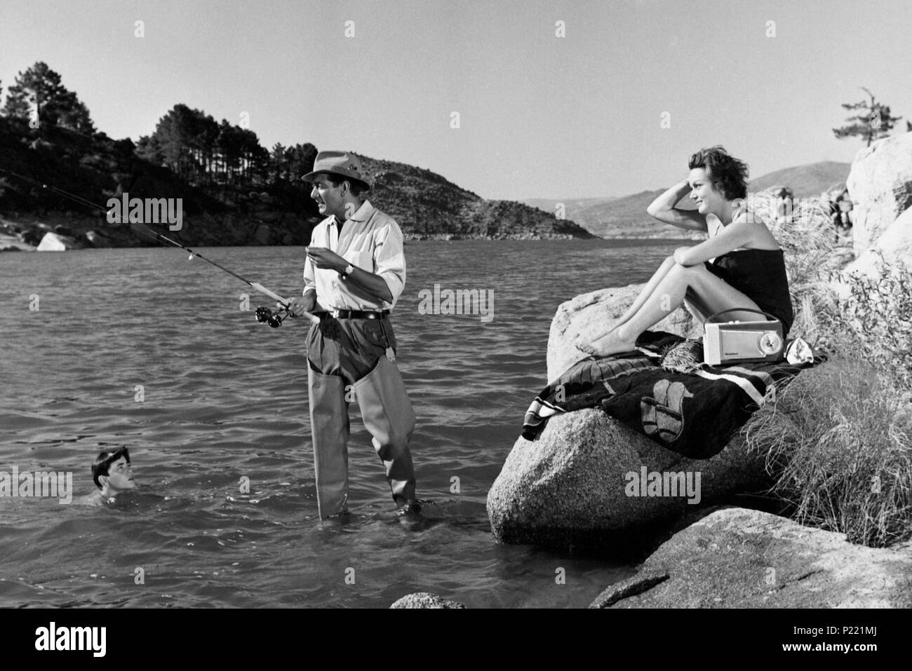Titre original : MARIA, MATRICULA DE BILBAO. Titre en anglais : MARIA, MATRICULA DE BILBAO. LADISLAO VAJDA : Directeur du film. Année : 1960. Banque D'Images