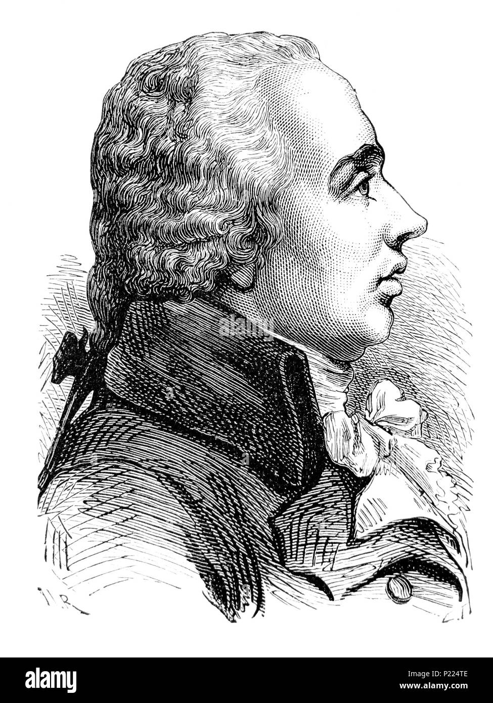 . 8 Legendre Legendre (L. AduC 057, 1756-1797) Banque D'Images