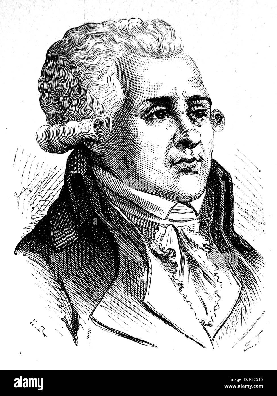 . Robespierre (Augustin-Bon-Joseph de) 9 163 AduC Robespierre (A.B.J. de, 1764-1794) Banque D'Images