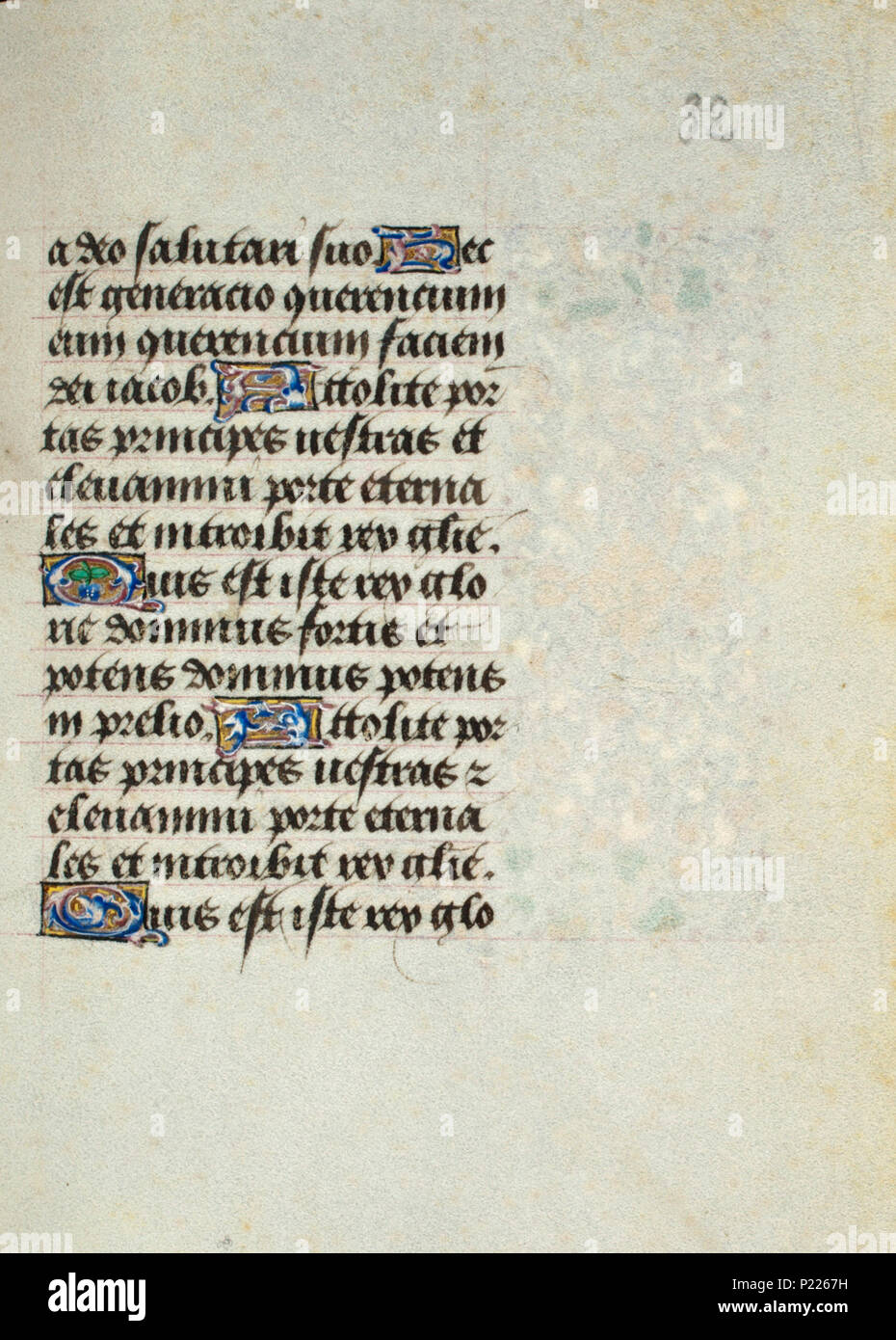 . Folio 032r du livre d'heures de Simon de varie - KB 74 G37 . Folio 032r du livre d'heures de Simon de varie - KB 74 G37 . 1455 34 Livre d'heures de Simon de varie - KB 74 G37 - Folio 032r Banque D'Images