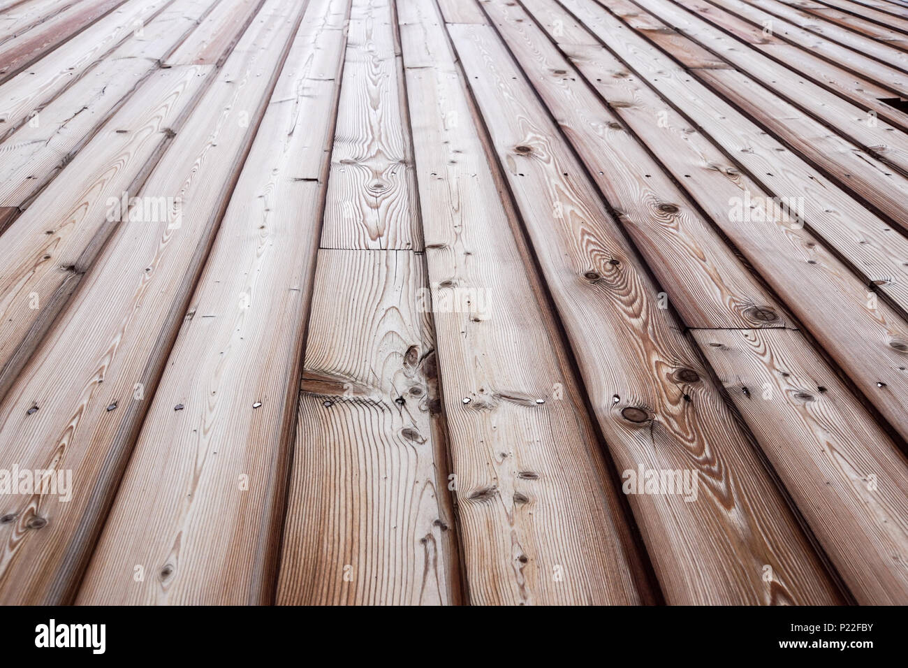 Un bureau en bois naturel marron motif. Banque D'Images