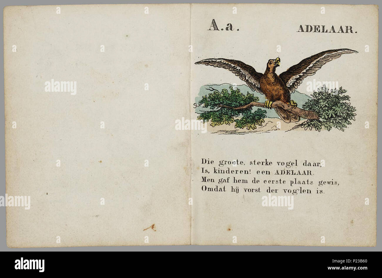 PRB01 04092114X 002, 17-02-2006, 13:39, 8C, 2380x1766 (1765 +4287), 100  %  %  %  %, Prentenboeken, 1/120 s, r49.2, G31,4, B40.8 148 Het vogelen-abé-boek - meteo contactez-een voor kinderen zoete - PPN 04092114X - Image 3 Banque D'Images
