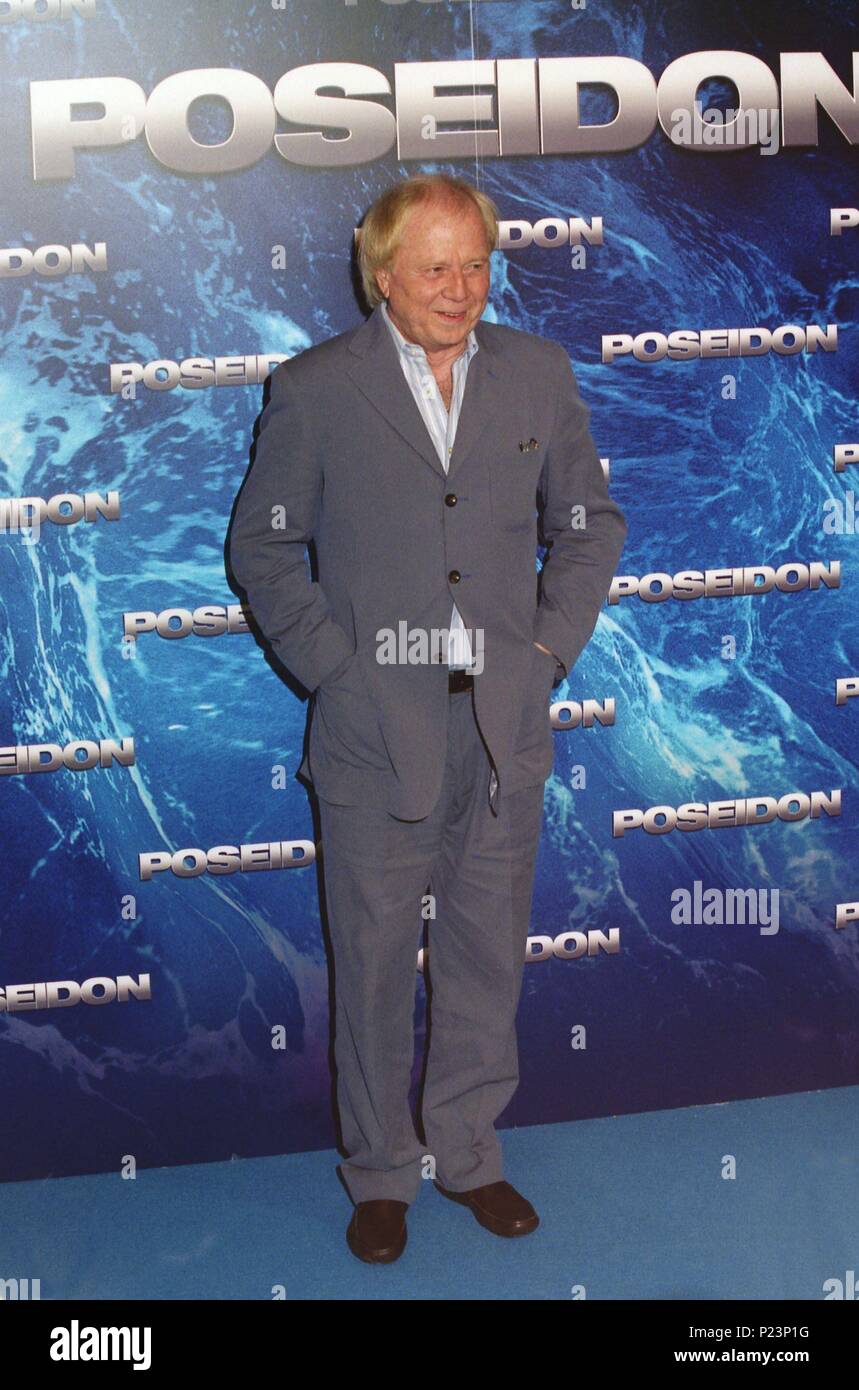 14-07-2006 ; Barcelone, Espagne ; réalisateur Wolfgang Petersen, Acteurs KURT RUSSELL & JOSH LUCAS, l'actrice Mia MAESTRO à Barcelone la première de 'Poseidon' qui s'est tenue au Cine Coliseum. Banque D'Images