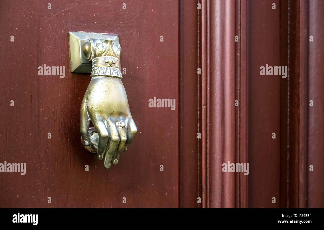 Doorknocker traditionnels Banque D'Images