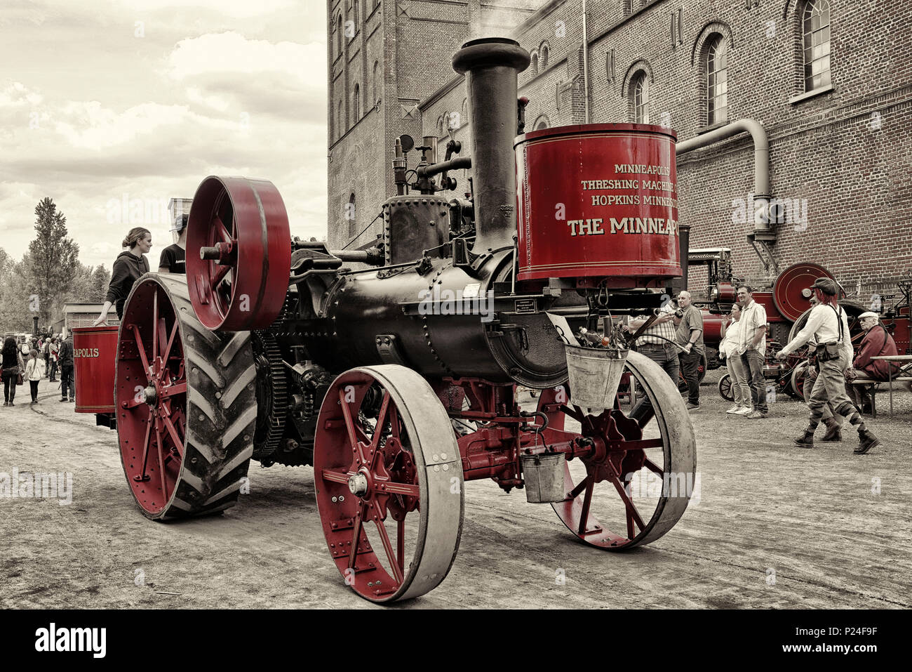 Ruhr festival vapeur, 'LWL-Industriemuseum Zeche Hannover' (musée), Bochum-Hordel, Rhénanie du Nord-Westphalie, Allemagne Banque D'Images