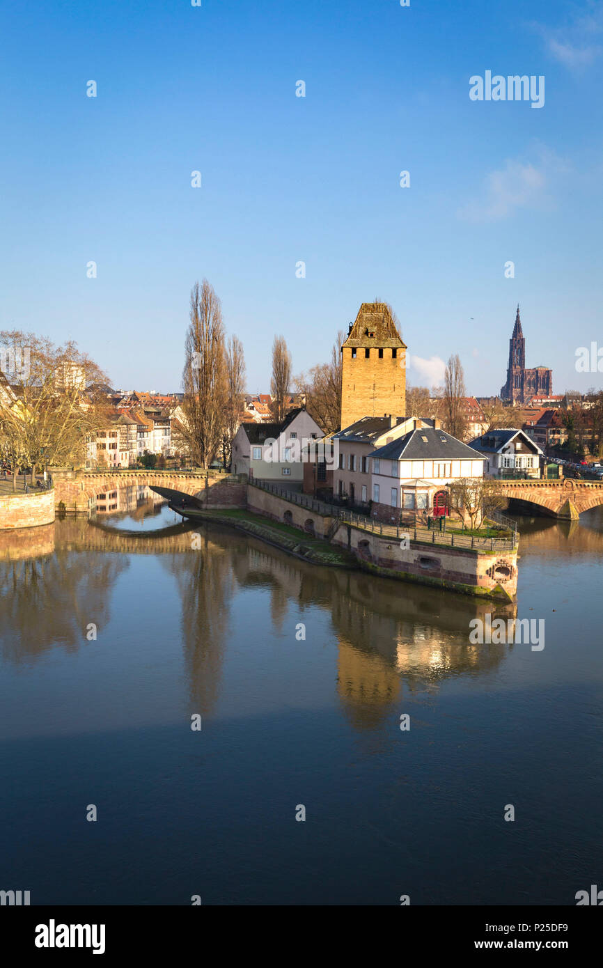 Pont Couverts, Strasbourg, Alsace, Grand Est, Bas-Rhin, France Banque D'Images
