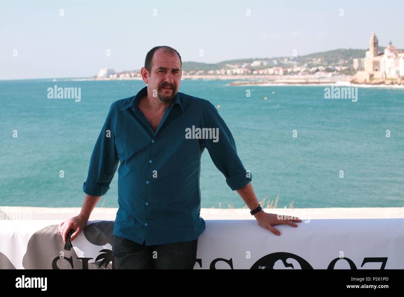 12 / 10 / 2007 ; Sitges, Barcelone, Presentación de Los cronocrimenes". Banque D'Images