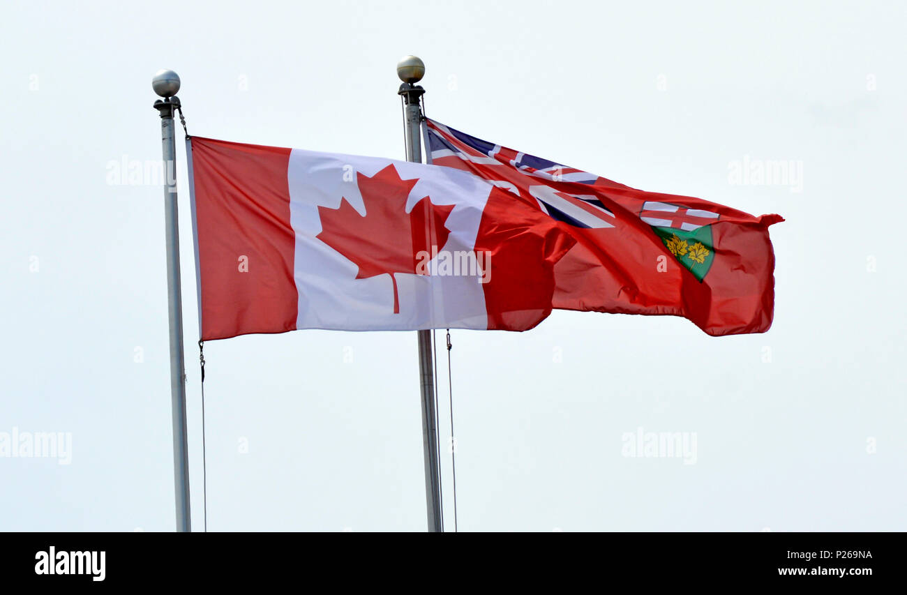 Provincial flag of ontario Banque de photographies et d’images à haute ...