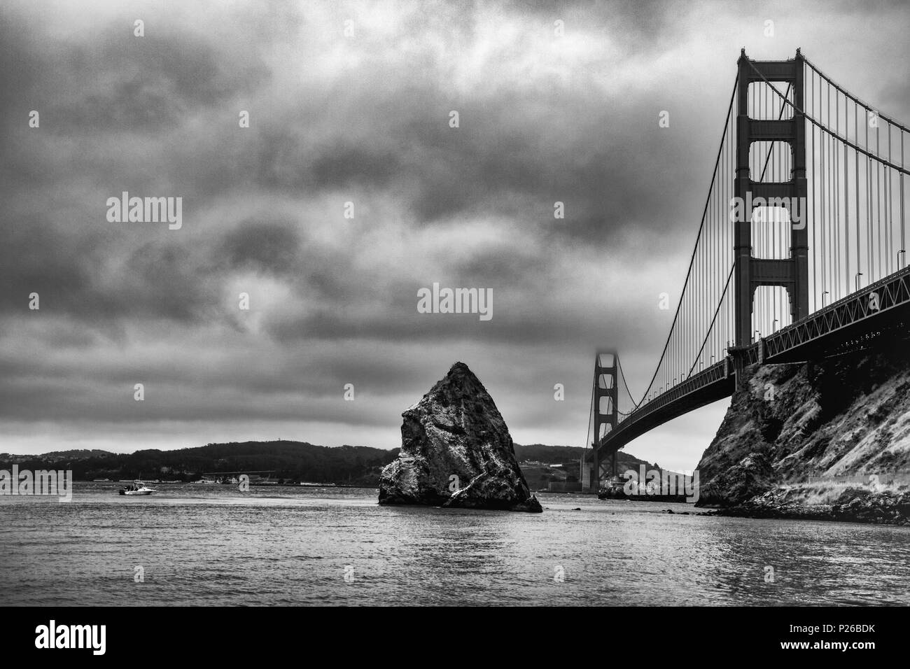 Les USA, California, San Francisco, Golden Gates Bridge Banque D'Images