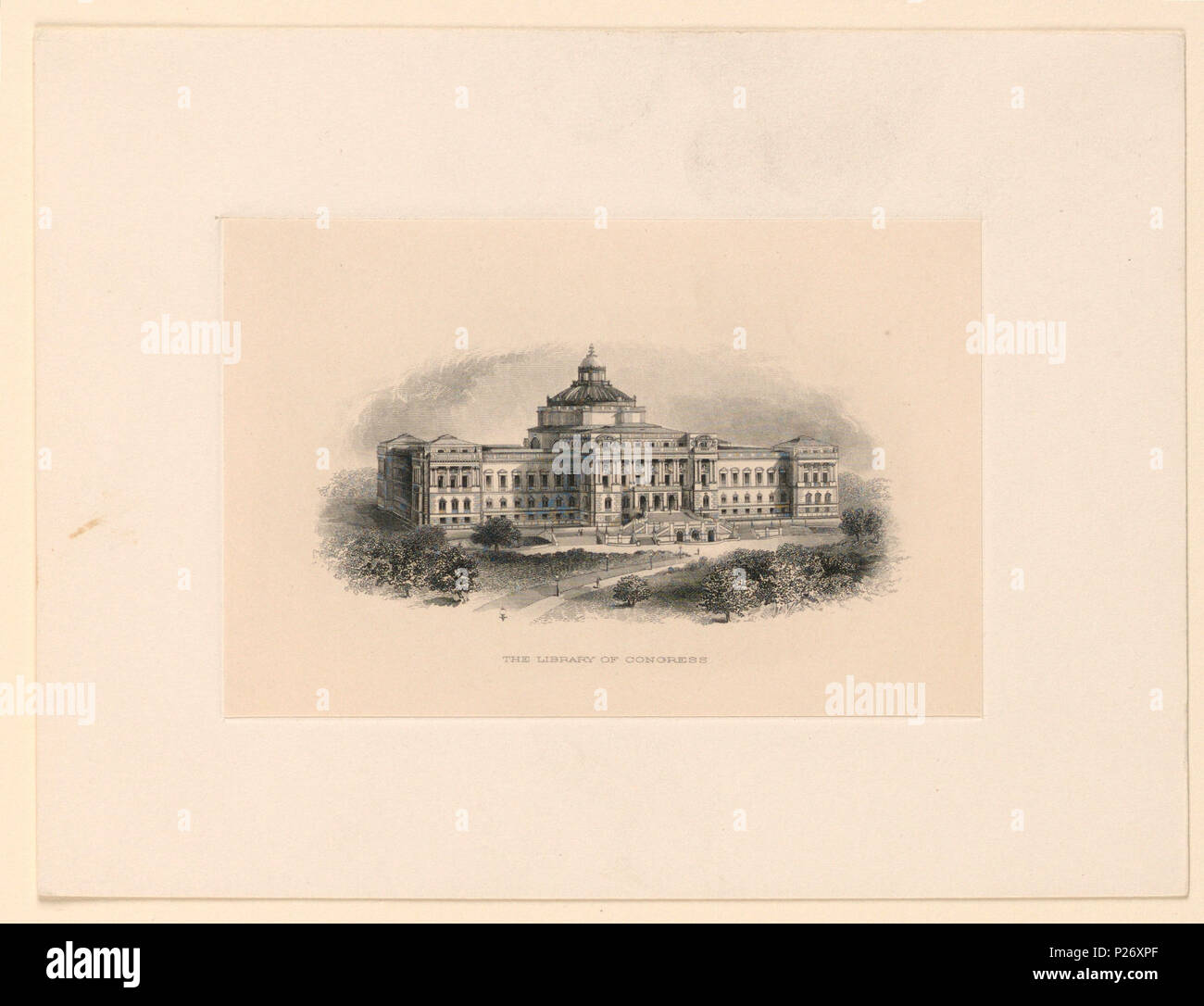 . Anglais : Bank Note, la Bibliothèque du Congrès, ca. 1900 . Anglais : rectangle horizontal. Vignette, montrant façade de la Bibliothèque du Congrès, Washington, D.C., vu de dessus. Titre ci-dessous. Envers porte numéro : 581829. Montées ensemble : 1948-105-46 et 1948-105-47 . vers 1900 30 billet de banque, la Bibliothèque du Congrès, ca. 1900 (CH) 18607527 Banque D'Images