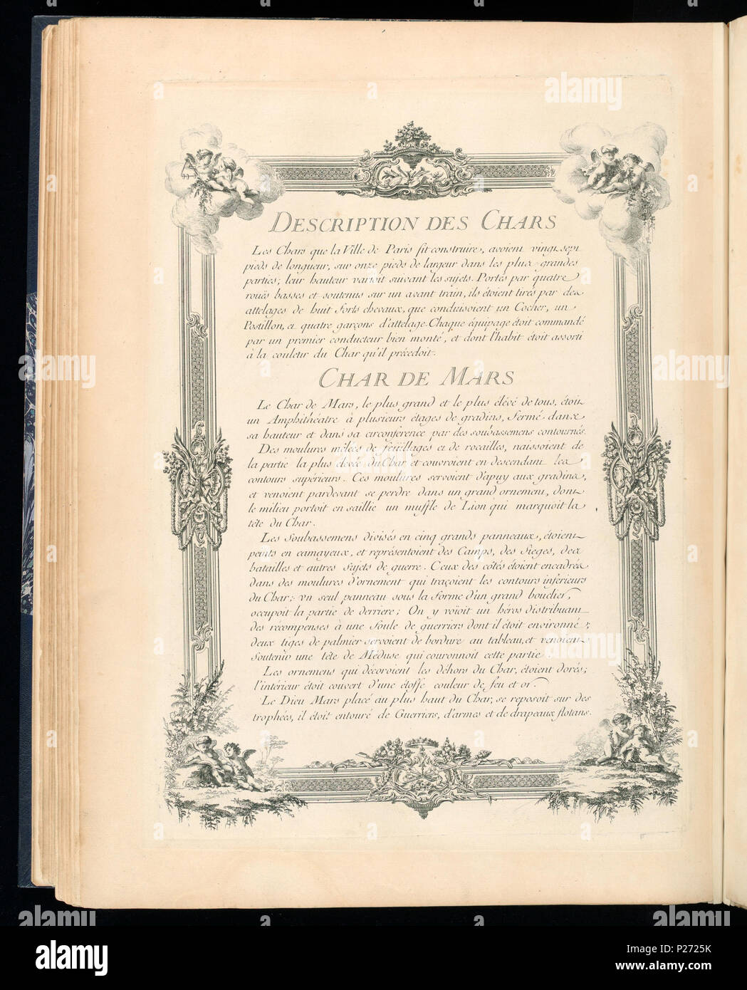 . Anglais : Bound Imprimer (France) . Anglais : Page de texte avec des décorations à la frontière, imprimé sur recto et verso. Les numéros d'adhésion pour les pages avec du texte ont été attribués après de longues pages avec des images gravées ont été créés. La séquence pour les pages de texte sont les suivantes : le texte des pages 1921-6-207-31/35, après gravure Texte-207-2 1921-6 1921-6/38 pages-207-36, après gravure 1921-6 1921-6-207-39-207-3 pages texte, après gravure 1921-6 1921-6 pages texte-207-22-207-40/45, après gravure 1921-6-207-23 . avant 1921 (la date d'acquisition) 42 Impression lié (France) (CH) 18736193-2 Banque D'Images