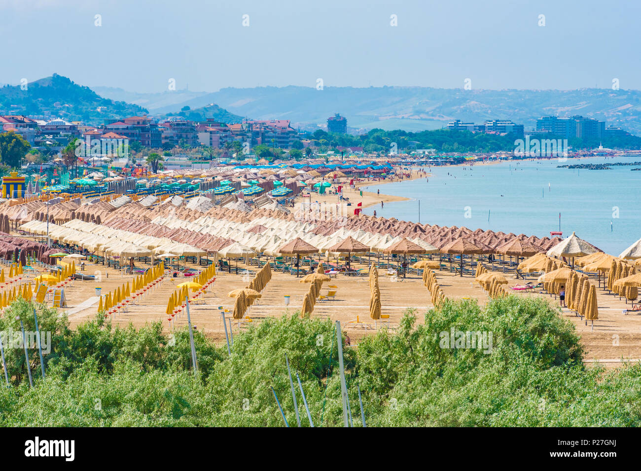 Pescara Italie Le Ponte Del Mare Pont Monumental Et La