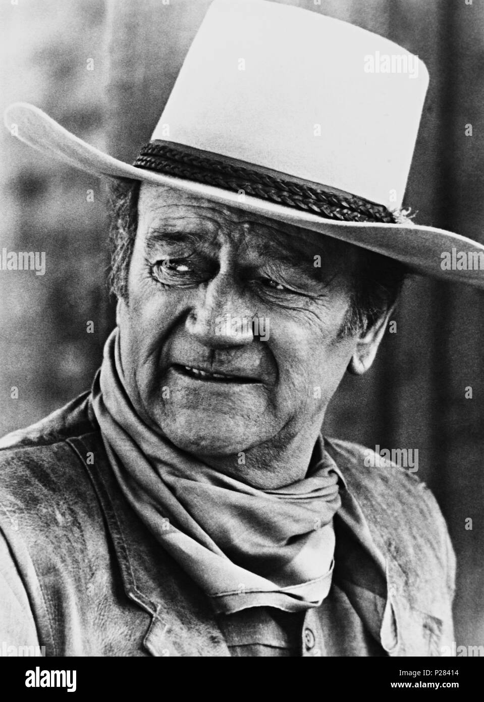 Titre original : CHISUM. Titre en anglais : CHISUM. Directeur de film : Andrew C. MCLAGLEN. Année : 1970. Stars : John Wayne. Credit : Warner/BATJAC / Album Banque D'Images