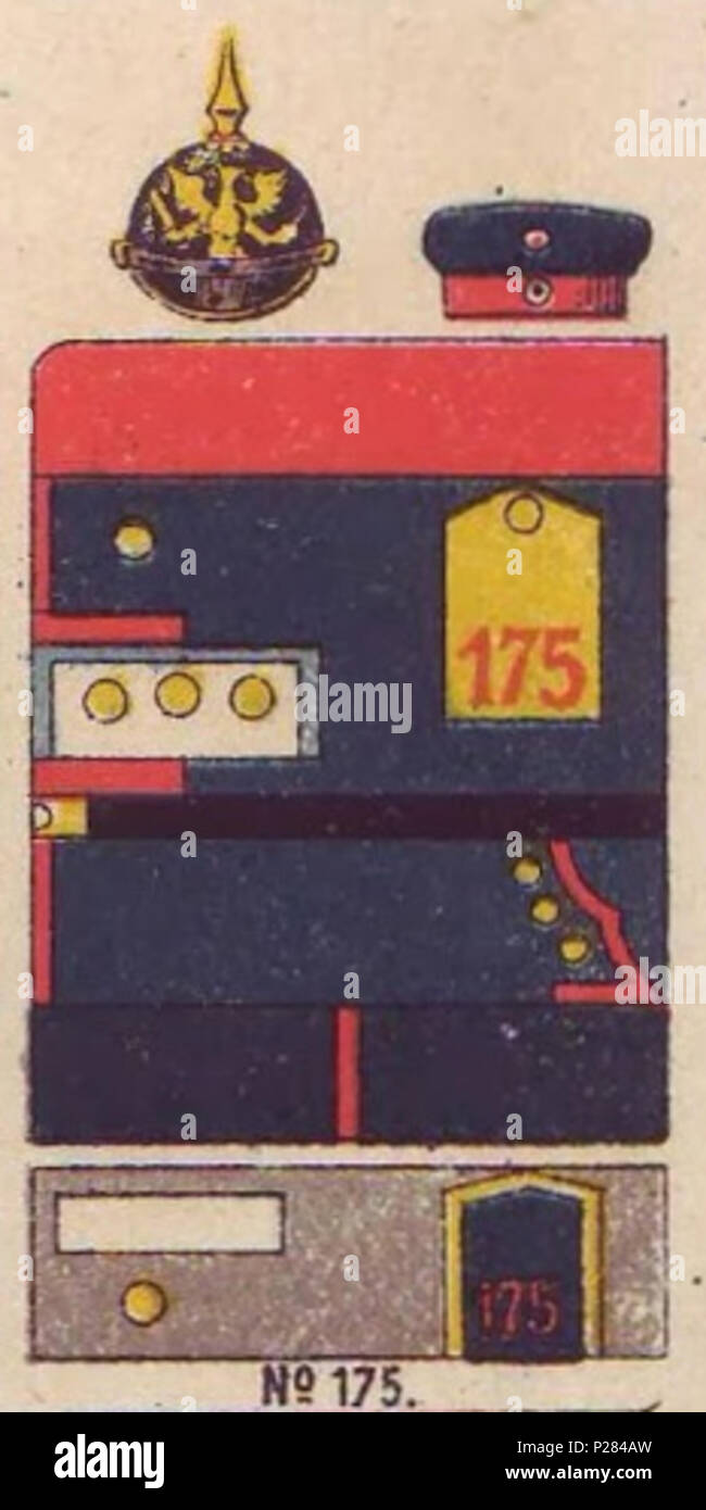 Deutsch Schematische Farbdarstellung Der Uniformen Des 8 N