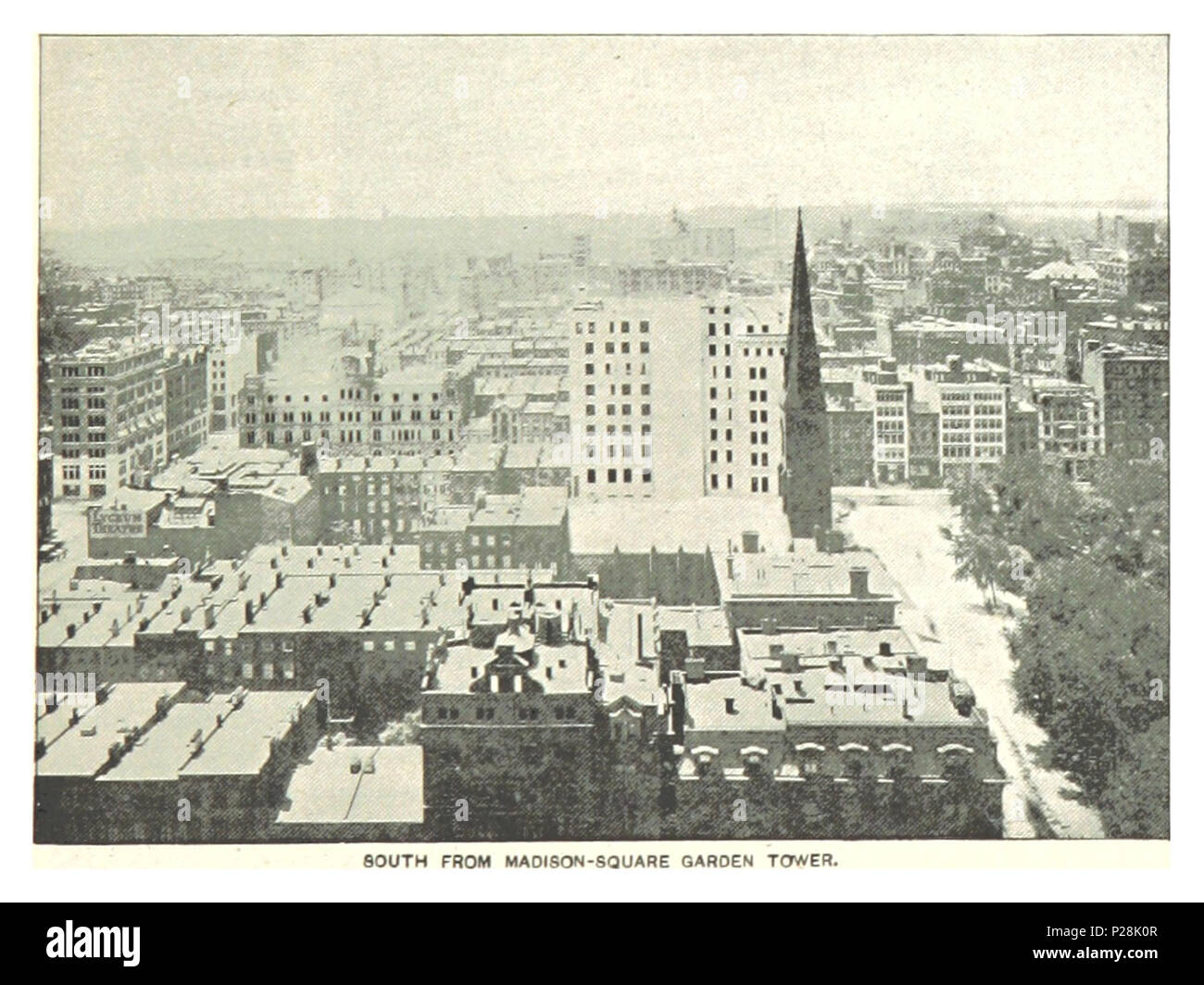 (King1893NYC) pg741 AU SUD DE Madison square garden-tour. Banque D'Images