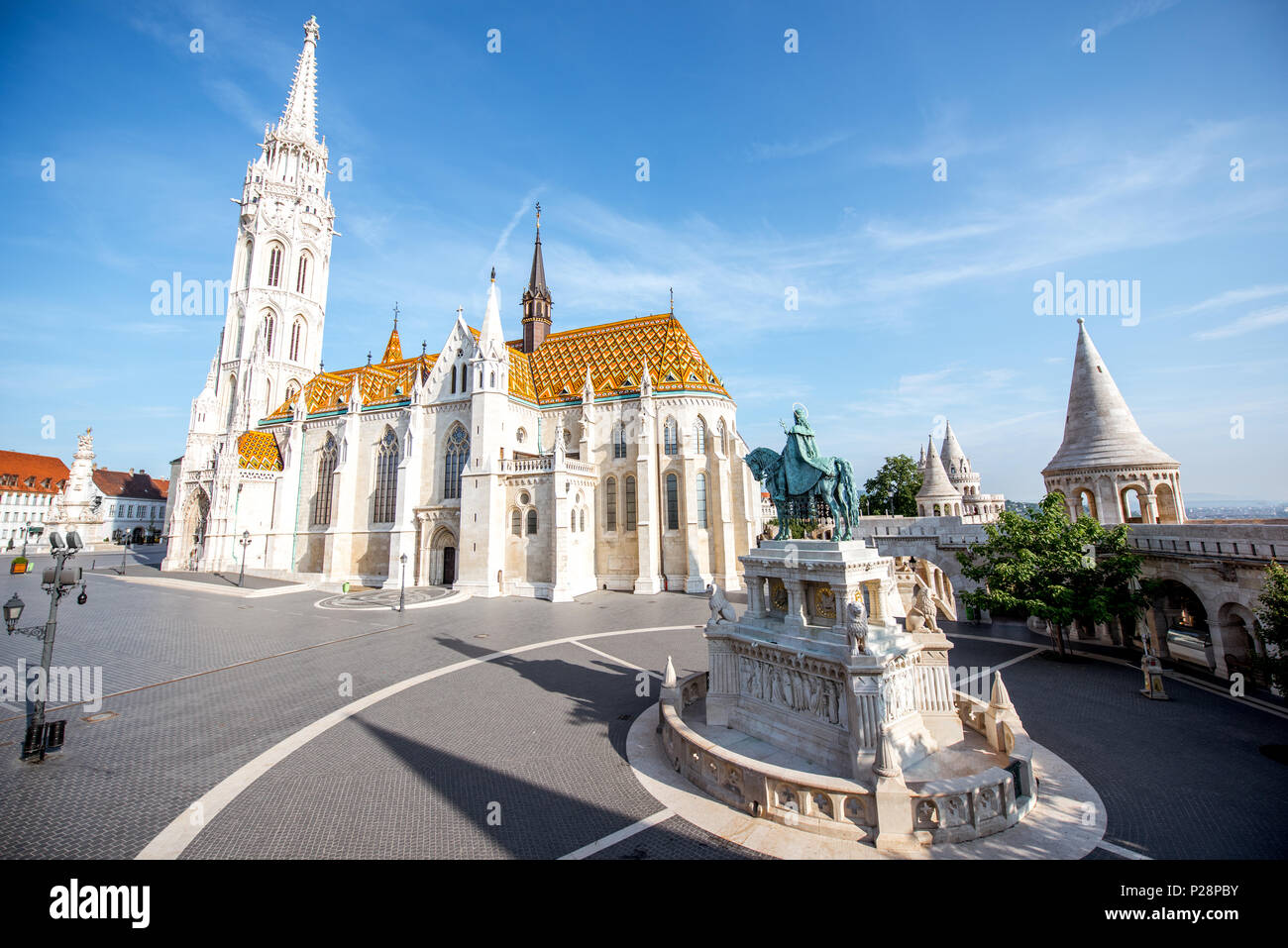 Église Mattias à Budapest Banque D'Images