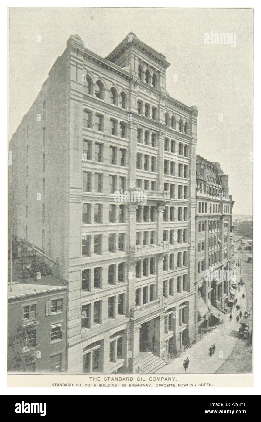(King1893NYC) pg923 la Standard Oil Company. La Standard Oil Co.'S BUILDING, 26 Broadway, en face de Bowling Green. Banque D'Images