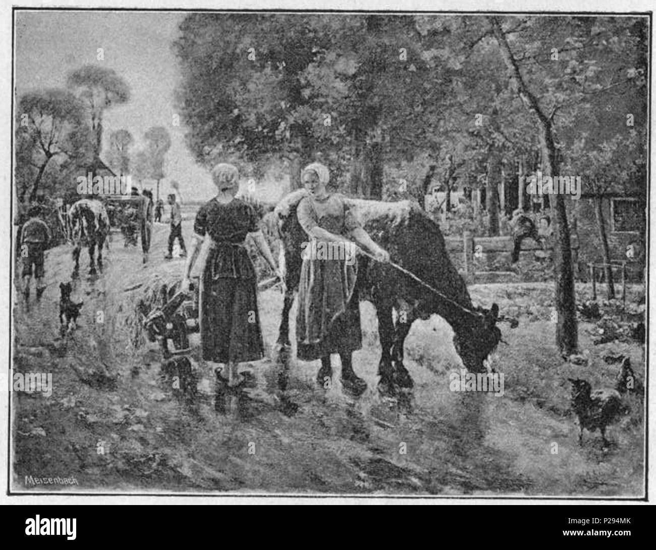 . Holländische Dorfstrasse 84 . 1885. Max Liebermann (1847-1935), peintre allemand Description graveur, lithographe et dessinateur Date de naissance/décès 20 Juillet 1847 8 février 1935 Lieu de naissance/décès Berlin Berlin lieu de travail Berlin (1863-1868, 1884-1935), Weimar (1868-1873), Düsseldorf (1871), Pays-Bas (1871), Paris (1872, 1873-1879, 1882, 1896), Amsterdam (1872, 1876, 1879, 1880, 1881, 1882, 1883, 1884, 1905, 1906, 1907, 1908) Barbizon (1874-1875), Dordrecht (1877), Italie (1879, 1893), Munich (1879-1884), Scheveningen (1881), Dongen (1881), Thiviers (1882), Haarlem (1884, 1886 Banque D'Images