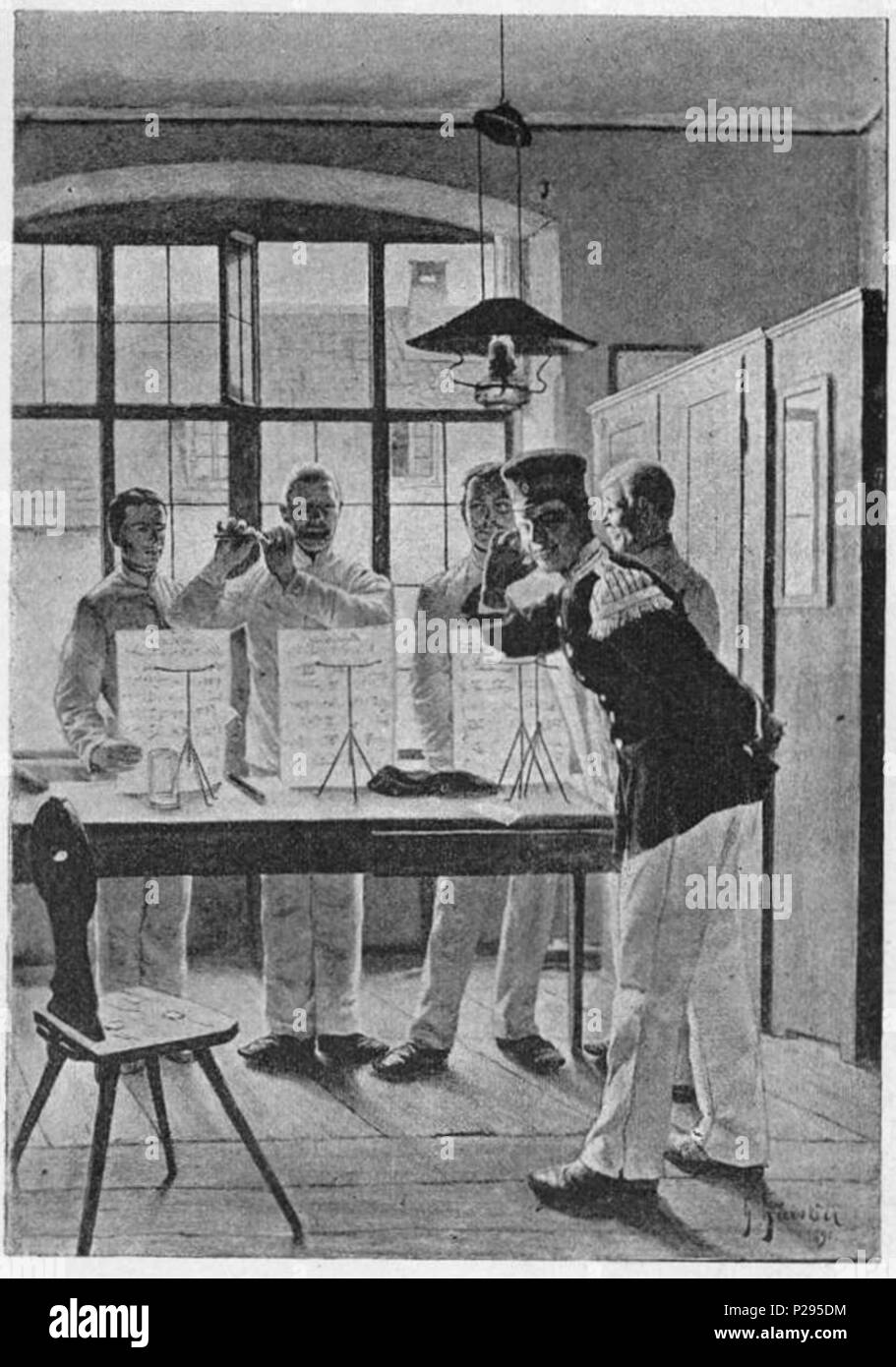 136 105 1890 Glaspalast München Banque D'Images