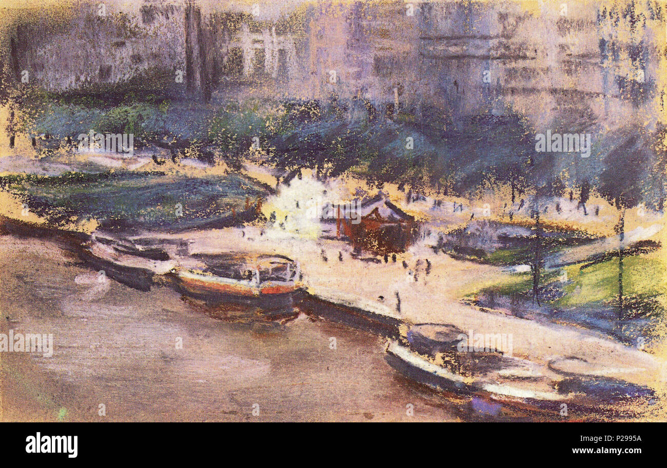 . Deutsch : Landungsplatz am Jungfernstieg à Hambourg . 1910. Max Liebermann (1847-1935), peintre allemand Description graveur, lithographe et dessinateur Date de naissance/décès 20 Juillet 1847 8 février 1935 Lieu de naissance/décès Berlin Berlin lieu de travail Berlin (1863-1868, 1884-1935), Weimar (1868-1873), Düsseldorf (1871), Pays-Bas (1871), Paris (1872, 1873-1879, 1882, 1896), Amsterdam (1872, 1876, 1879, 1880, 1881, 1882, 1883, 1884, 1905, 1906, 1907, 1908) Barbizon (1874-1875), Dordrecht (1877), Italie (1879, 1893), Munich (1879-1884), Scheveningen (1881), Dongen (1881), Zweelo Banque D'Images