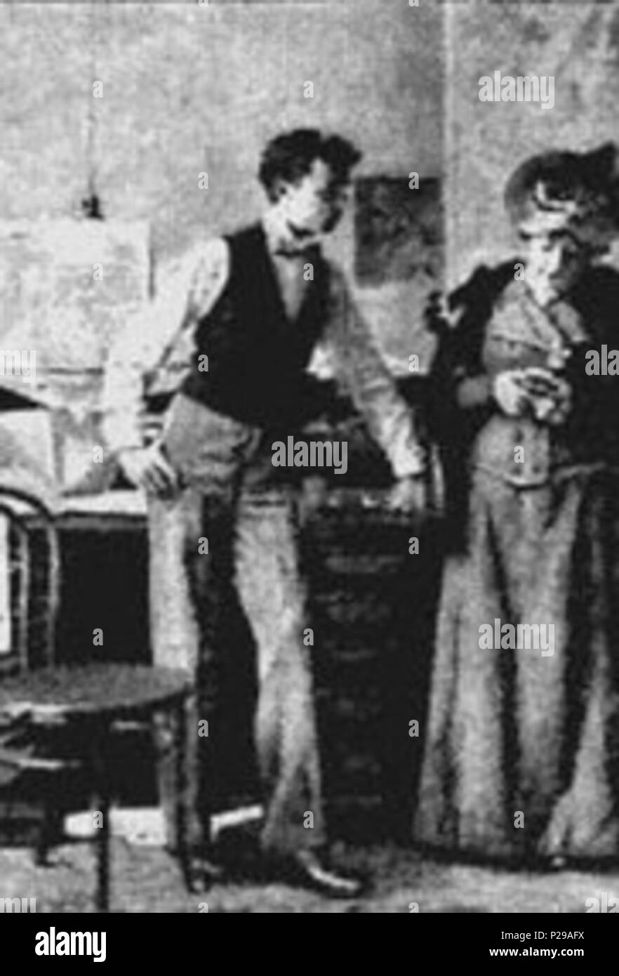 . Anglais : Mlle Jerry affiche de film . 1894. IMDb 194 Mlle Jerry (1894) Banque D'Images