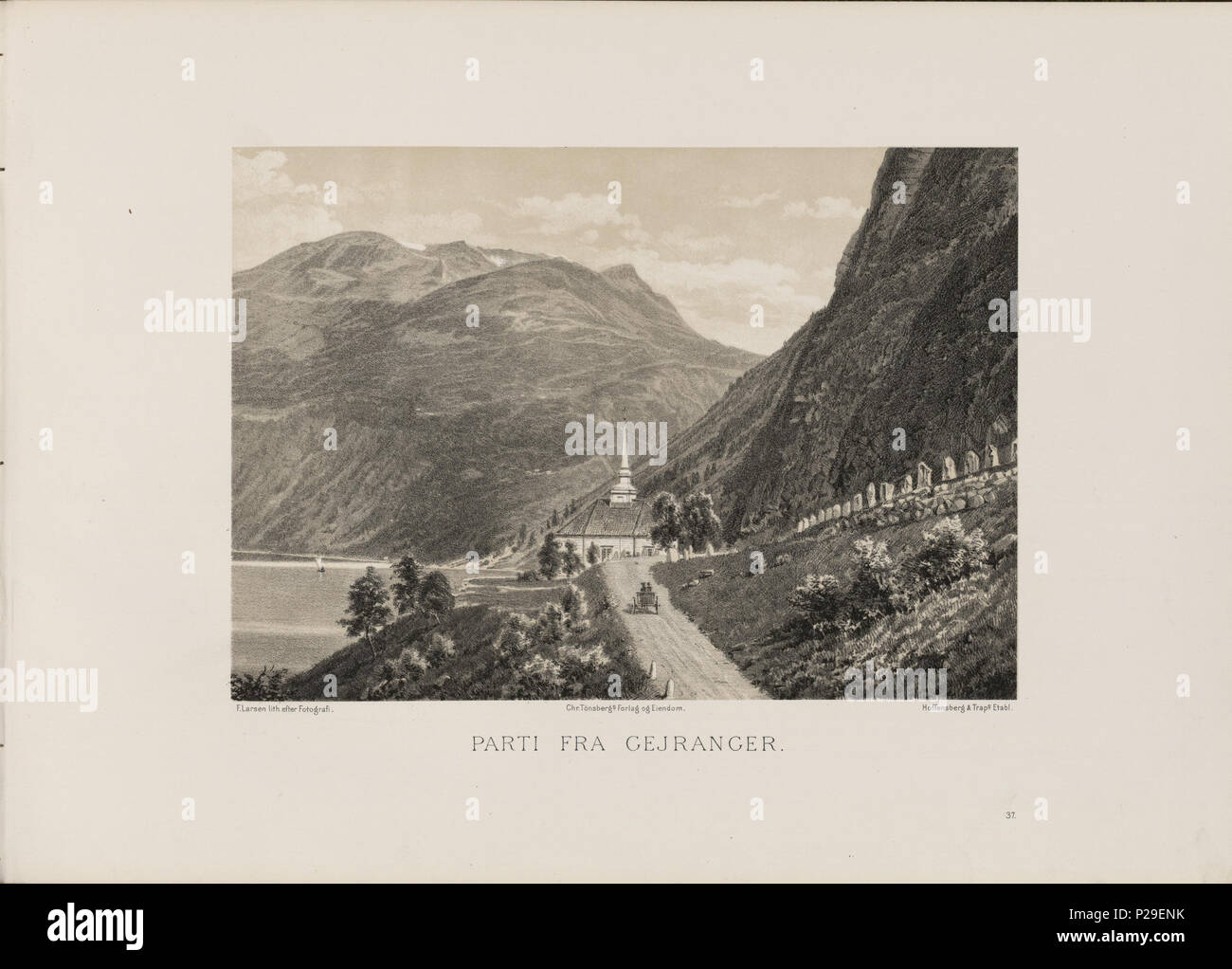 . Norsk bokmål : Parti de Gejranger. F.Larsen lith. efter Fotografi. Illustrasjon hentet fra Norge fremstillet boken 'je' Tegninger av ukjent forfatter og sortie av Chr. (Pas de Tønsberg, 1889) . avant 1889. Inconnu Illustrasjon hentet fra Norge fremstillet boken 'je' Tegninger av ukjent forfatter og sortie av Chr. (Pas de Tønsberg, 1889) 208 Norge fremstillet j'Tegninger - pas-nb digibok 2009113013003-153 Banque D'Images