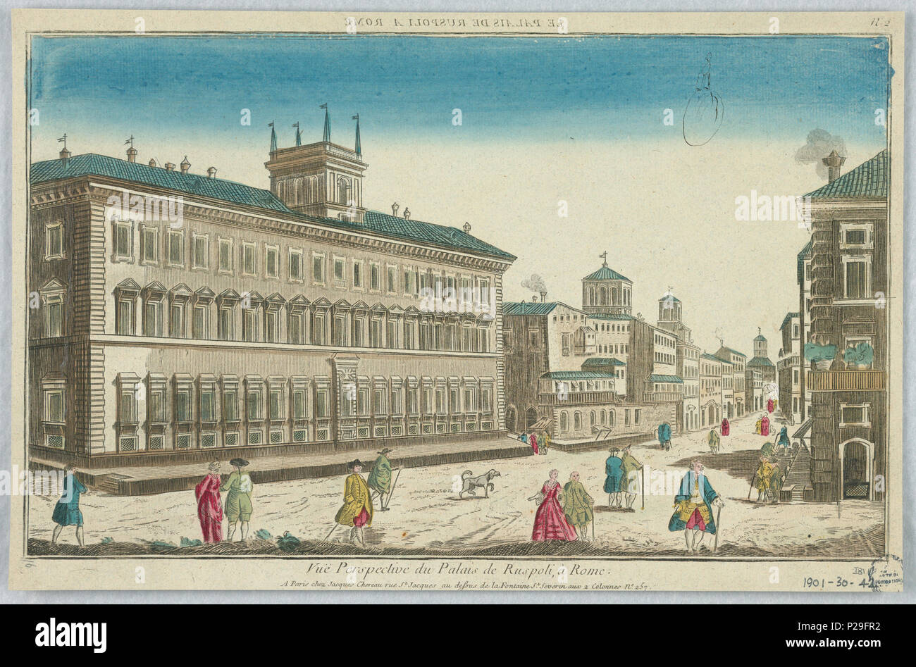 . Anglais : peep-show Print (France) . avant 1901 (la date d'acquisition) 219 Imprimer peep-show (France) 18107285 (CH) Banque D'Images