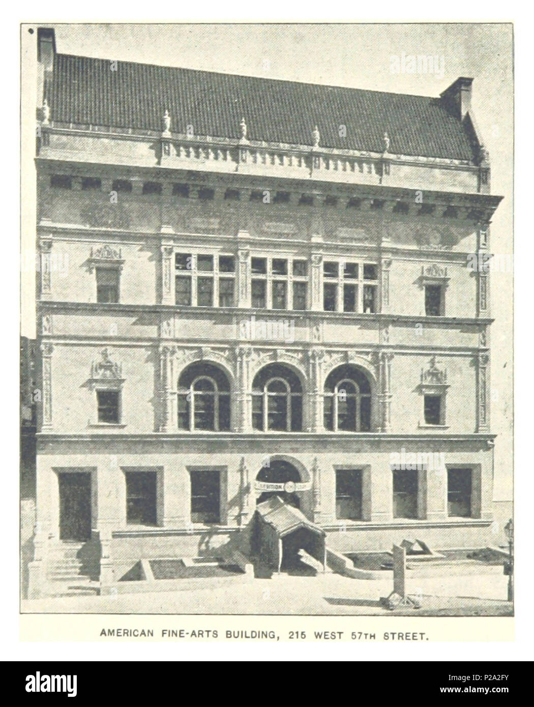 (King1893NYC) pg316 AMERICAN FINE ART BUILDING, 215 WEST 57TH STREET. Banque D'Images