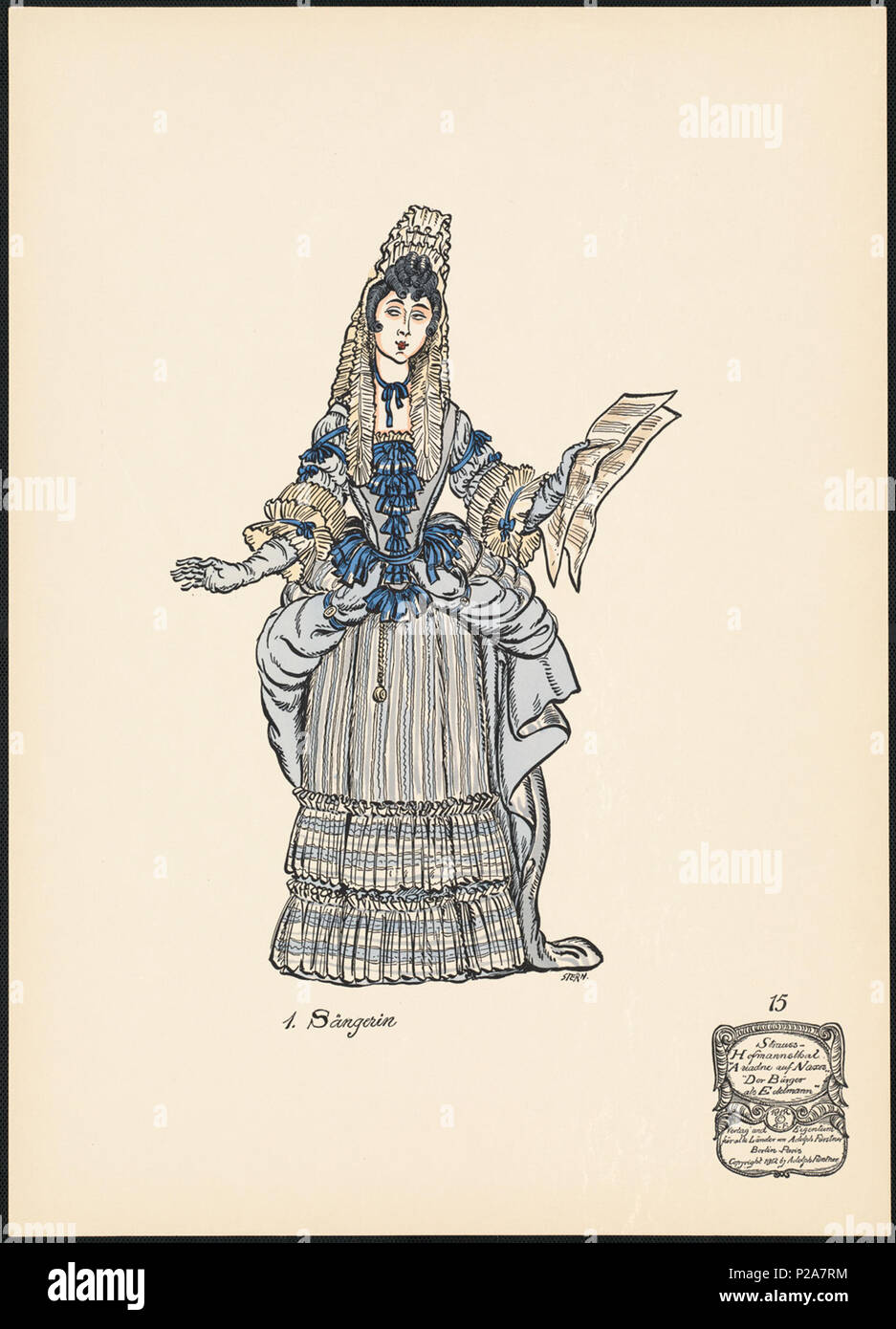 119 Erste Sängerin (Boston Public Library) Banque D'Images