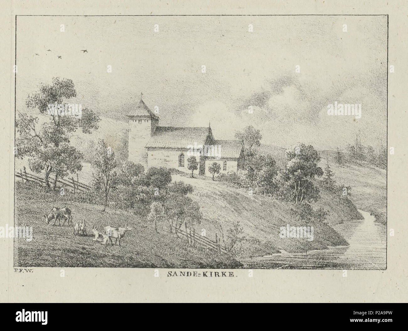 . Norsk bokmål : Illustrasjon hentet fra boken 'Norge, j'fremstillet lithographerede Billeder efter Naturen av' Wergmann, P.F. et sortie av P.F. (Wergmann Christiania, 1836-1837) . avant 1836-1837 Illustrasjon hentet fra boken 'Norge, j'fremstillet lithographerede Billeder efter Naturen av' Wergmann, P.F. et sortie av P.F. (Wergmann Christiania, 1836-1837) 203 no-nb digibok 201409102800100791 Banque D'Images