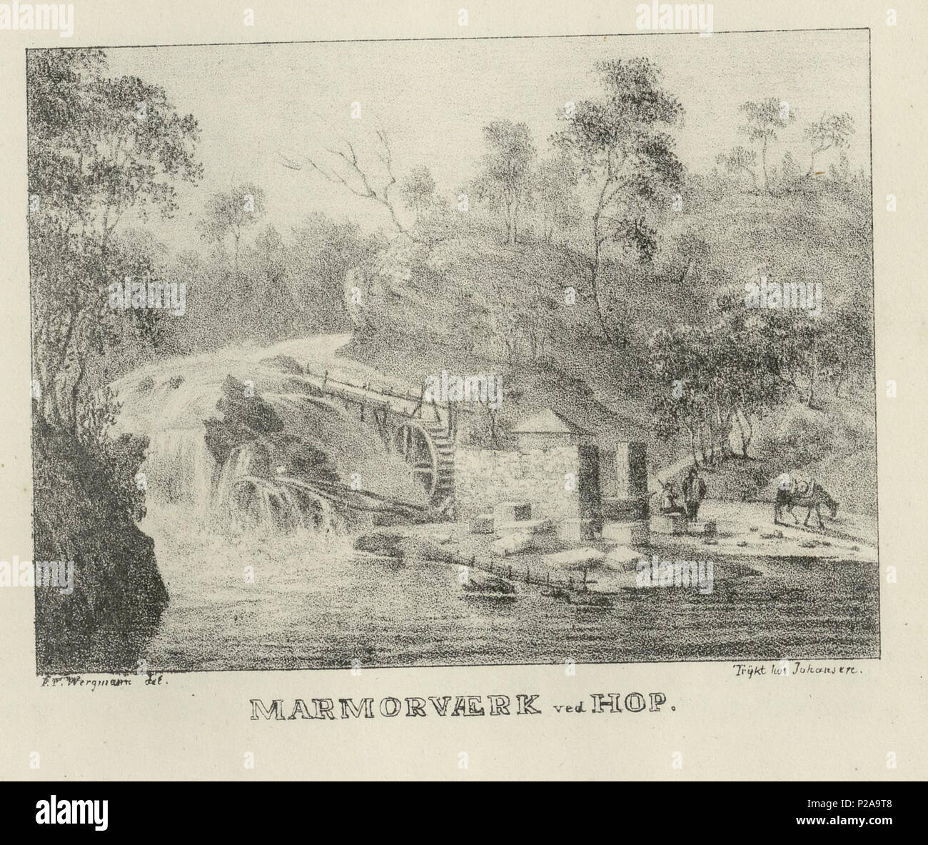 . Norsk bokmål : Illustrasjon hentet fra boken 'Norge, j'fremstillet lithographerede Billeder efter Naturen av' Wergmann, P.F. et sortie av P.F. (Wergmann Christiania, 1836-1837) . avant 1836-1837 Illustrasjon hentet fra boken 'Norge, j'fremstillet lithographerede Billeder efter Naturen av' Wergmann, P.F. et sortie av P.F. (Wergmann Christiania, 1836-1837) 203 no-nb digibok 201409102800101531 Banque D'Images