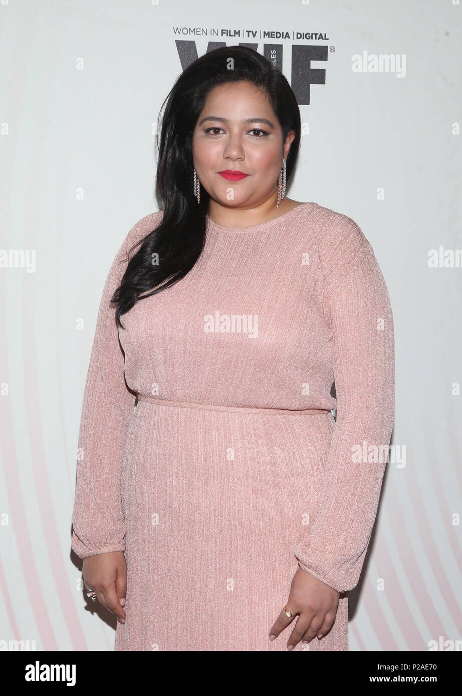 Los Angeles, Ca. 13 Juin, 2018. Shivani Rawat, à la Women in Film Crystal Lucy Awards 2018 au Beverly Hilton Hotel à Beverly Hills, Californie le 13 juin 2018. Credit : Faye Sadou/media/Alamy Punch Live News Banque D'Images