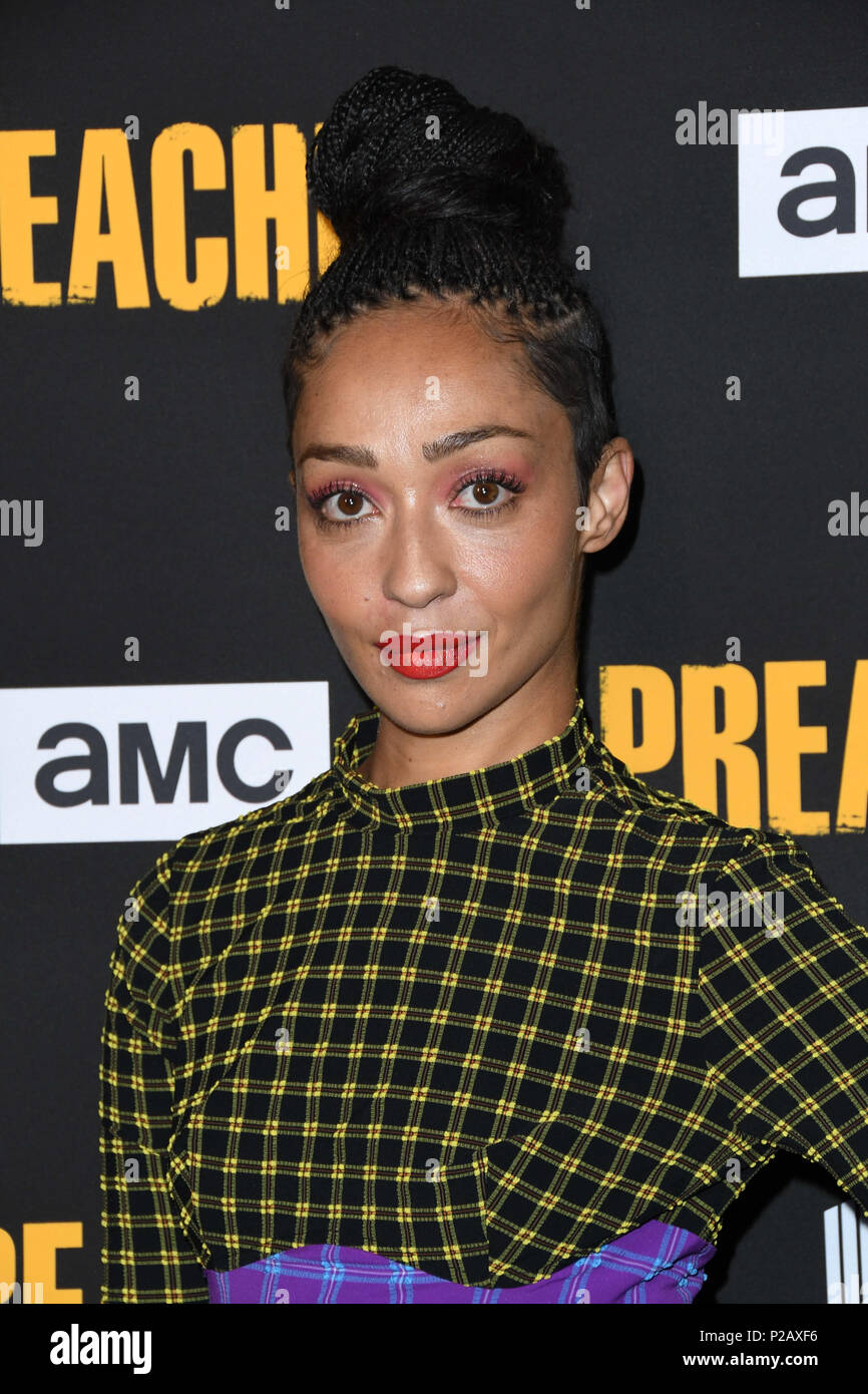 Los Angeles, CA, USA. 14 Juin, 2018. 14 juin 2018 - Los Angeles, Californie - Ruth Negga. L'AMC ''Pasteur'' Saison 3 Premiere partie tenue à l'âtre et Hound. Crédit photo : Birdie Thompson/AdMedia Crédit : Birdie Thompson/AdMedia/ZUMA/Alamy Fil Live News Banque D'Images